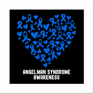 I Wear Blue Angelman Syndrome Awareness Posters and Art